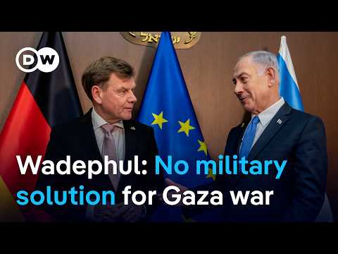 German Foreign Minister Johann Wadephul concerned over Gaza’s access to aid | DW News
