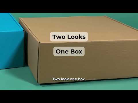 Reversible Matte Colored Corrugated Mailing Boxes (Item # 129852)