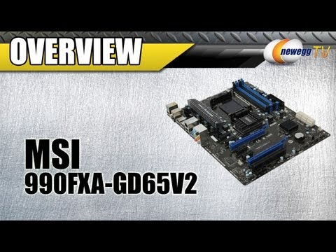 Newegg TV: MSI 990FXA-GD65V2 AM3+ AMD 990FX ATX Motherboard Overview - UCJ1rSlahM7TYWGxEscL0g7Q