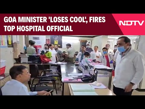 Goa Health Minister | "When Arrogance...": Goa Minister 'Loses Cool', Fires Top Hospital Official