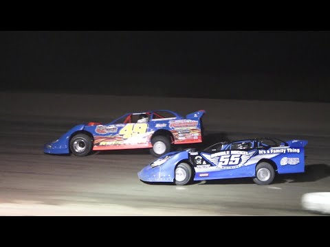 Late Model A-Feature at I-96 Speedway, Michigan on 08-27-2021!! - dirt track racing video image