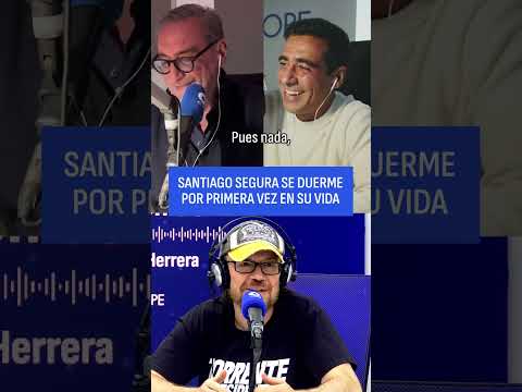 Santiago Segura se duerme por primera vez en su vida