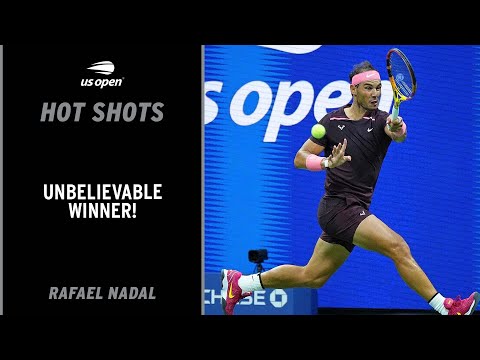 Rafael Nadal Hits Jaw-Dropping Winner | 2022 US Open Round 2