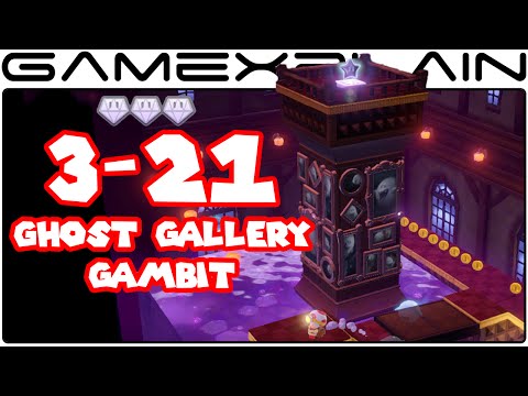 Captain Toad - 3-21 Ghost Gallery Gambit 3 Gems & Gold Mushroom Locations (Guide & Walkthrough) - UCfAPTv1LgeEWevG8X_6PUOQ