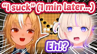 Flare Acts Like She's Bad Then Destroys Hajime In Gomoku... 【ENG Sub H
