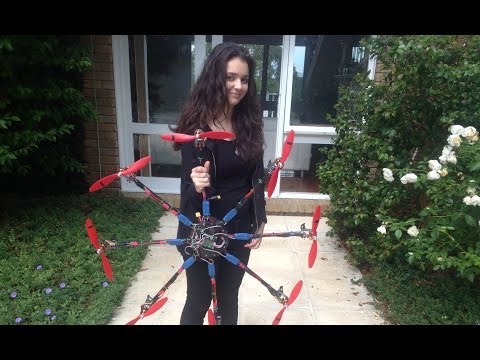 Turnigy Talon Octocopter 830 First Flight 2836/11 750kV motors UBEC 30A ESCs 10" Props KK2.1 - UCIJy-7eGNUaUZkByZF9w0ww