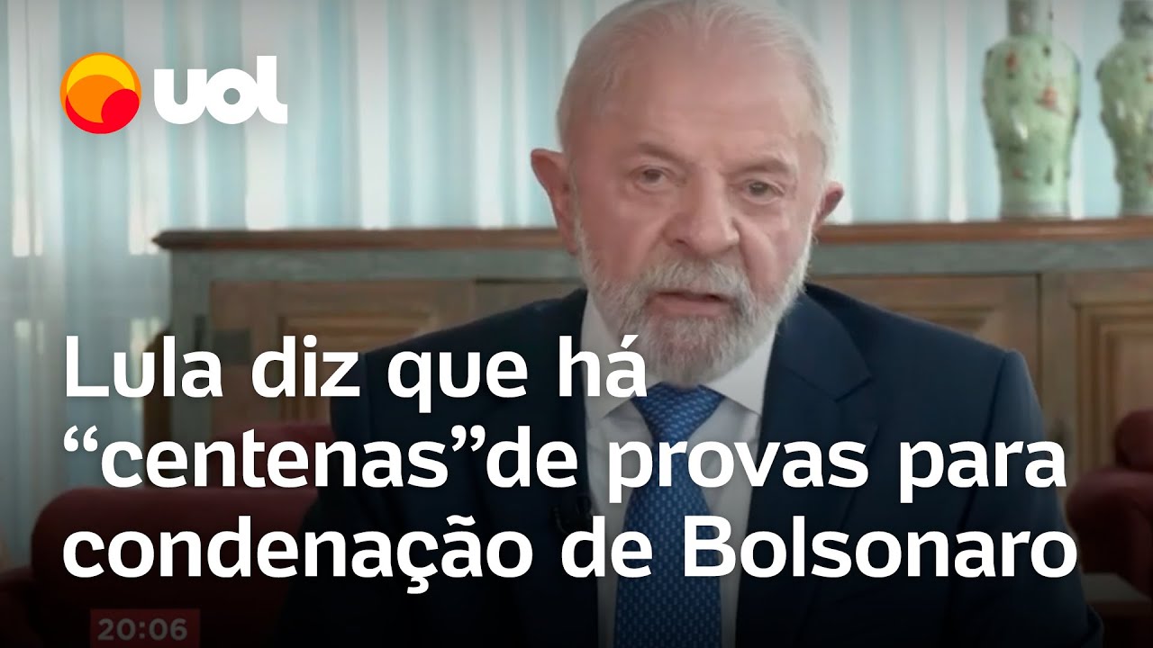 Lula sobre voto de Fux em julgamento no STF Tem centenas de provas que Bolsonaro tentou golpe