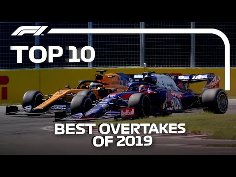 Top 10 Best F1 Overtakes of 2019