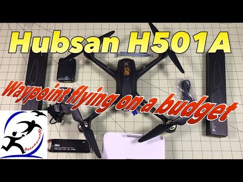 Hubsan H501A The BEST cheap Waypoint drone.  But not so good at follow me - UCzuKp01-3GrlkohHo664aoA