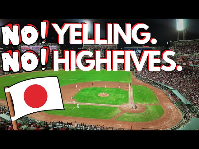 Tourists Enjoy Baseball Games in Japan