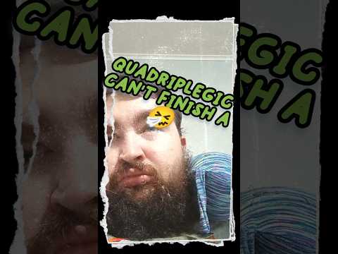 quadriplegic can't sneeze 😱 #quadriplegic