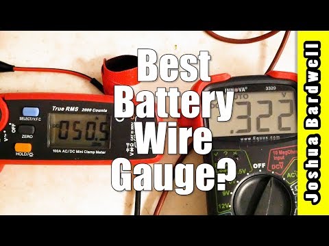 Battery Wire Gauge | WHY IT DOESN'T ACTUALLY MATTER - UCX3eufnI7A2I7IkKHZn8KSQ