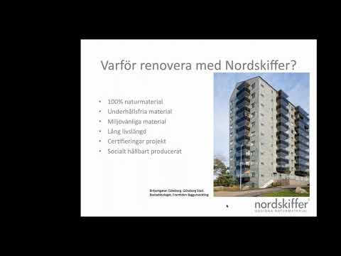 Fasadrenovering med skiffer - webbseminarie 16 mars 2021 Nordskiffer