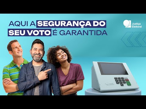 Na urna eletrônica o seu voto é único, sigiloso e seguro!