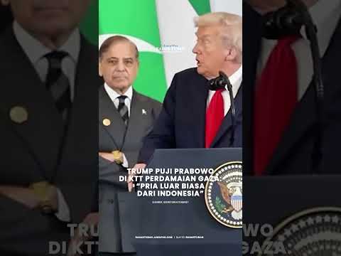 Trimp Puji Prabowo di KTT Perdamaian Gaza: "Pria Luar Biasa Dari Indonesia"