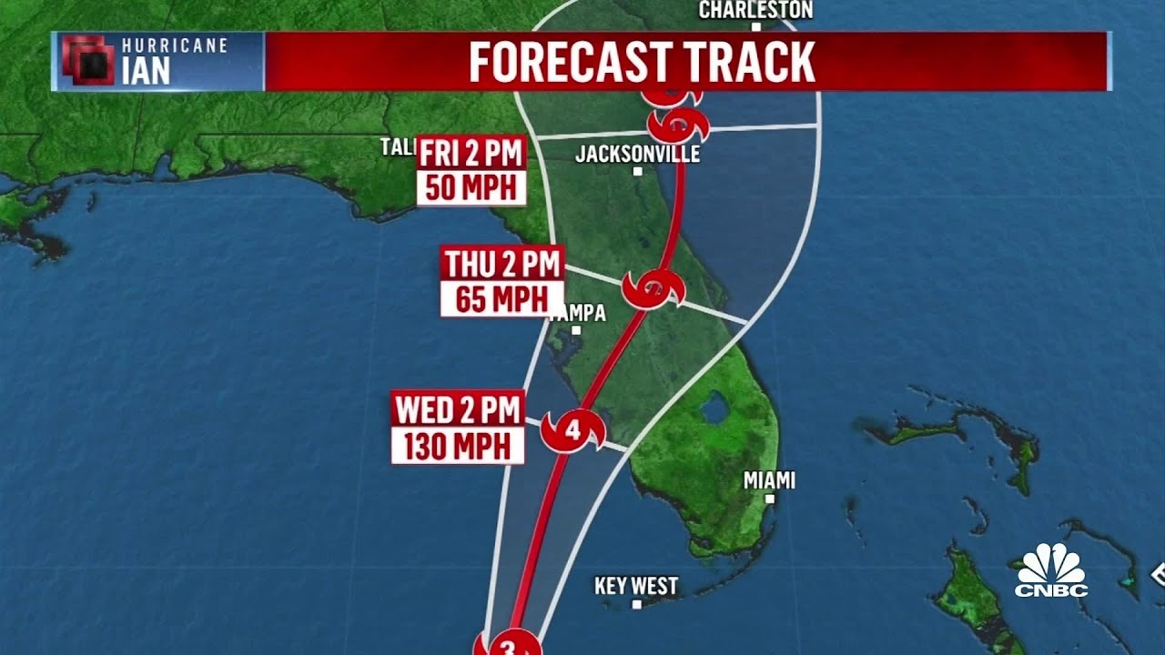 Hurricane Ian barrels toward Florida, could dump 25 inches of rain on state