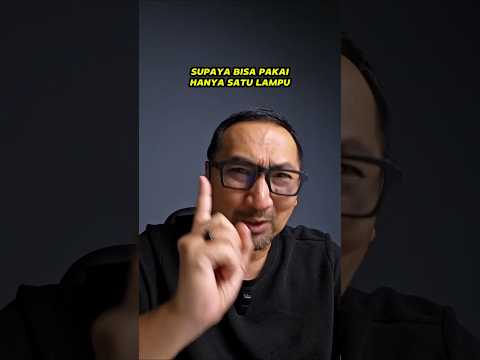 Rahasia Foto dengan Satu Lampu!