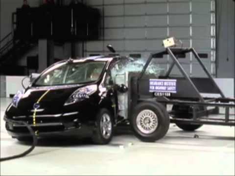 2011 Nissan Leaf front and side crash tests - UCOClvgLYa7g75eIaTdwj_vg