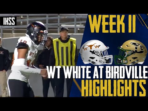 WT White at Birdville – 2023 Week 11 Football Highlights