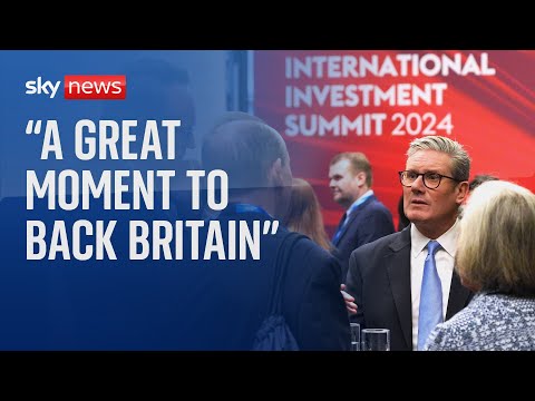 Keir Starmer delivers opening speech at the UK International Investment Summit