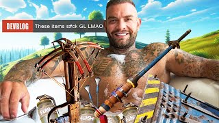 YouTube thumbnail for Stimpee's video titled 'Using the Forgotten Weapons of Rust'