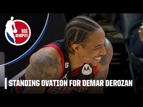 DeMar DeRozan recognized for playing his 1,000th career NBA game | NBA on ESPN