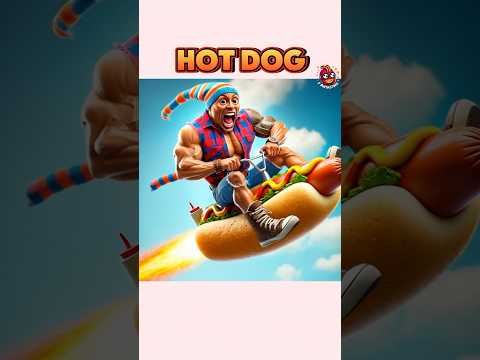 Special Hot Dog 🌭Dwayne x Steve Harvey x Peele #brainrot #aivideo #animation #memes #funny