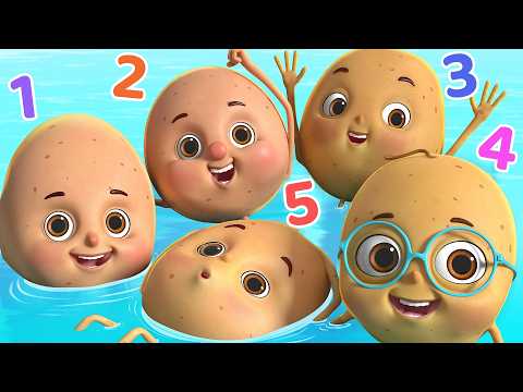Number Song | Learn Numbers with Potatoes | 1234567 | Emma And Joey Nursery Rhymes
