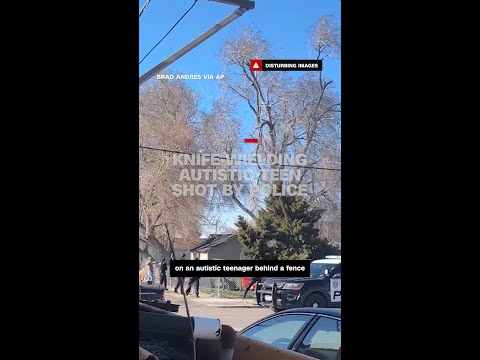Knife-wielding autistic teen shot by police