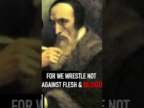 For we Wrestle not against Flesh and Blood - John Calvin Commentary Ephesians 6:12-13 #shorts #Jesus