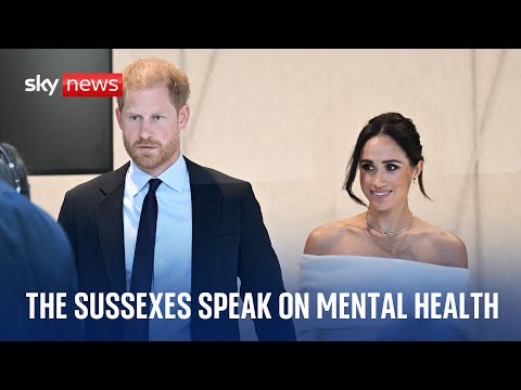 Meghan and Harry speak on mental health in New York