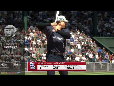 MLB 1928 Home Run Derby Simulation video clip
