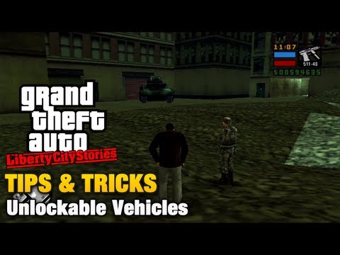 GTA Liberty City Stories - Tips & Tricks - Unlockable Vehicles - UCuWcjpKbIDAbZfHoru1toFg