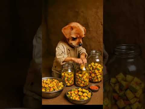 The poor puppy didn't have chapati so, his rich friends making fun of him#animahal