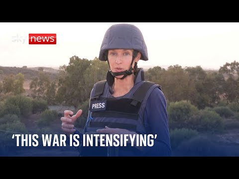 Israel-Hamas war: Sky's Deborah Haynes reports from Israel 'as war is intensifying'