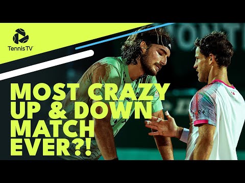 The Craziest Most Up And Down Match Ever?! Diego Schwartzman vs Stefanos Tsitsipas Monte-Carlo 2022