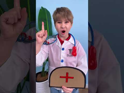 Jeu de médecin DIY ! Pansements mignons pour maman 😄🩹 #shorts #enfants