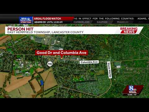 1 injured after pedestrian struck <strong>by</strong> vehicle <strong>in</strong> Lancaster County