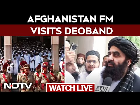 Taliban Minister In India | Afghanistan Foreign Minister Visits Deoband | Taliban | Afghanistan