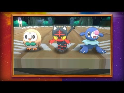 Starter Pokémon for Pokémon Sun and Pokémon Moon Revealed! - UCFctpiB_Hnlk3ejWfHqSm6Q