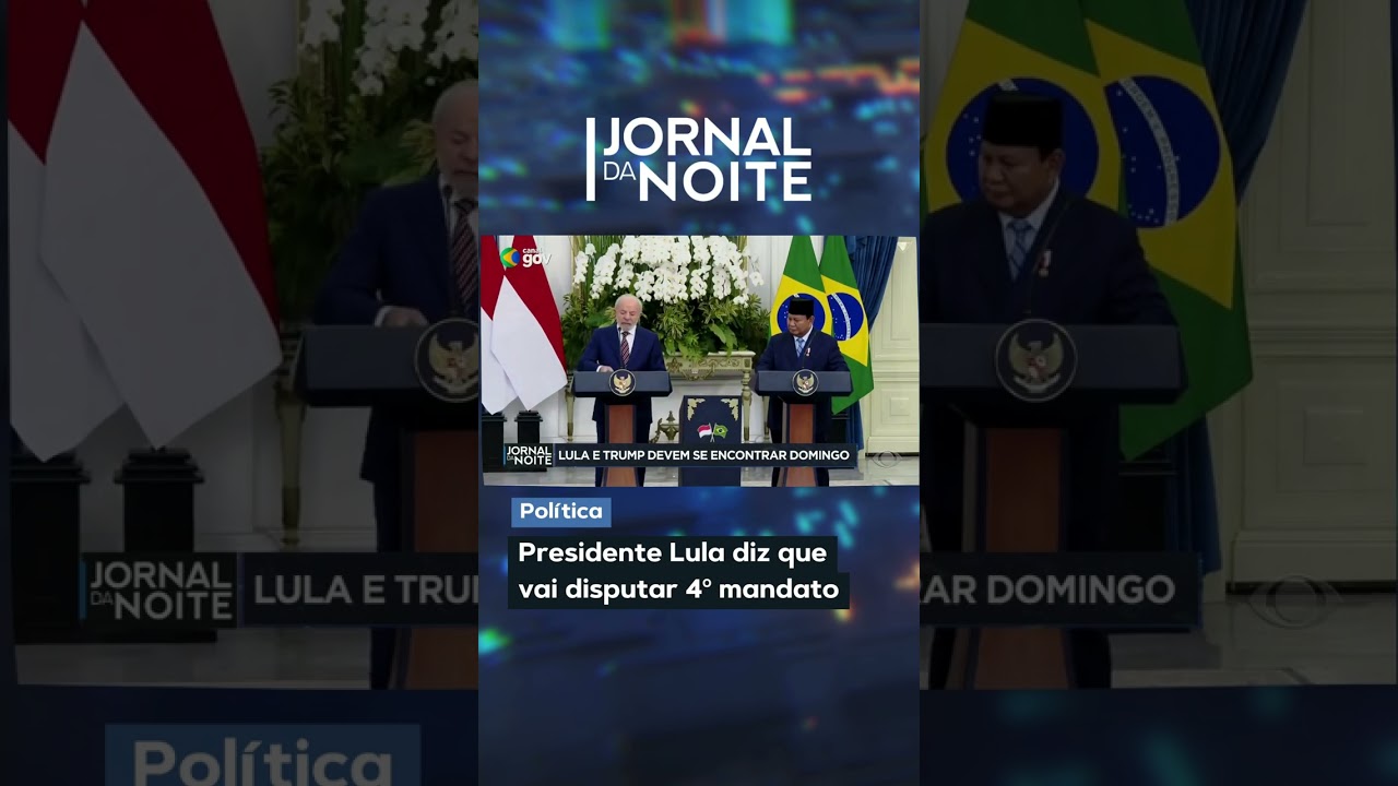Presidente Lula diz que vai disputar 4º mandato