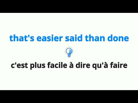 Short 4 _ That’s Easier Said Than Done _ Expression Anglaise en Français et Wolof