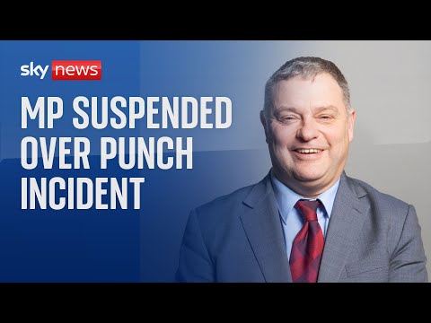 Labour Party suspends MP Mike Amesbury after video showed him punching a man in street