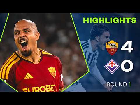 Roma - Fiorentina | 4-<strong>0</strong> | Highlights | Serie A 2026-27 | roma fiorentina