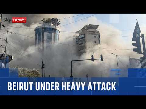 How Beirut is coming under heavy attack from Israeli airstrikes