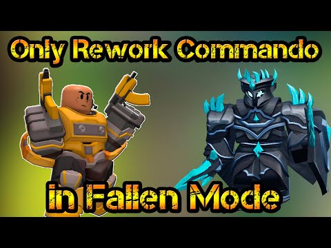 Only Rework Commando in Fallen Mode Roblox Tower Defense Simulator