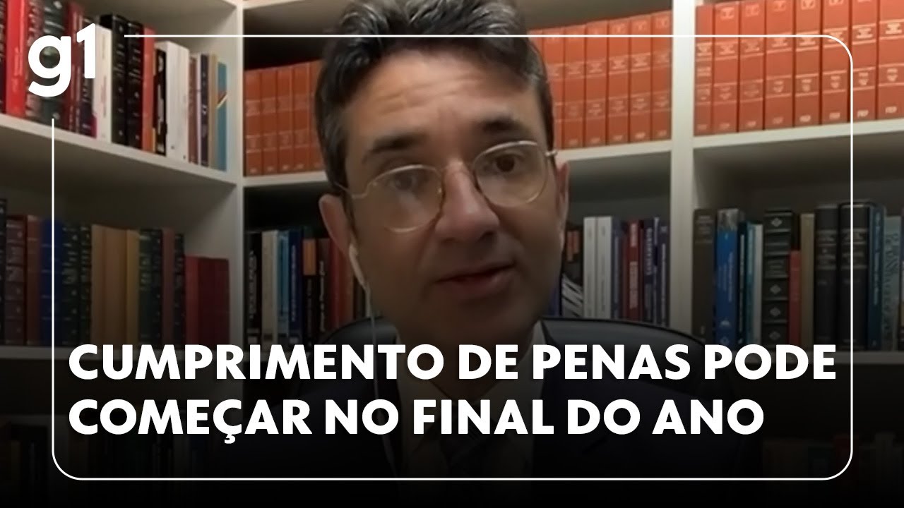 Jornal da Globo: Cumprimento de penas pode começar no final do ano