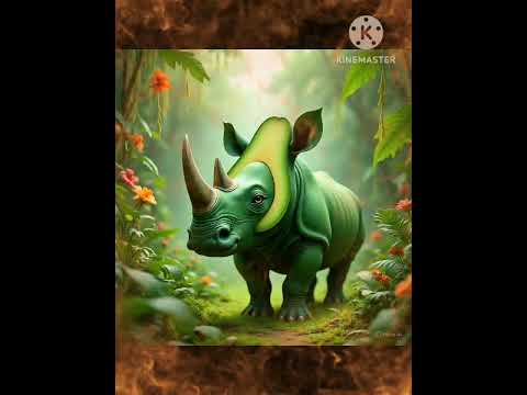 Rhynocerini avocadini (otro brainrot mio espero que les guste) #brainrot #humor #diversion #xd