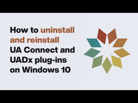 UA Support: How to Uninstall & Reinstall UA Connect and UAD Native Plug-Ins on Windows 10