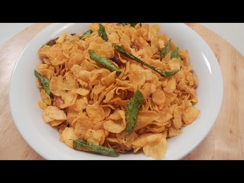 Cornflakes Chewda | Sanjeev Kapoor Khazana - UCmoX4QULJ9MB00xW4coMiOw